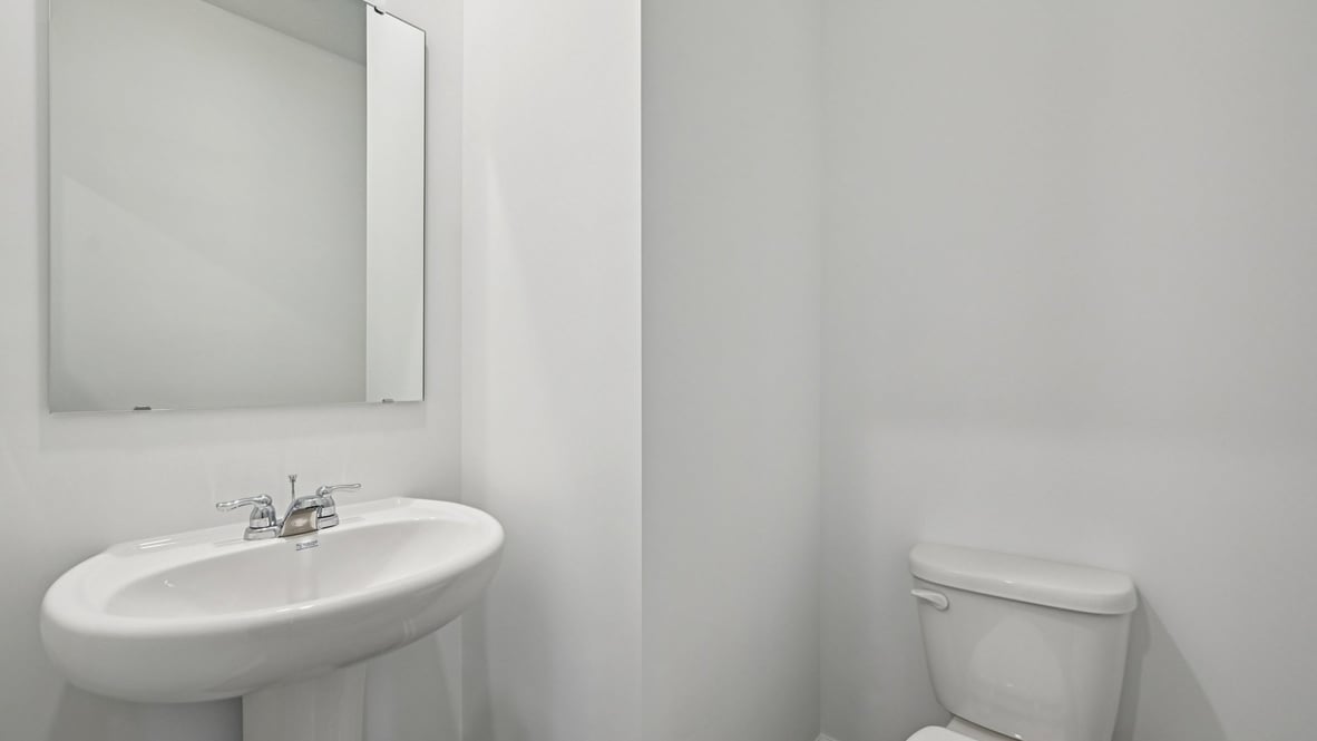 powder room on the main level