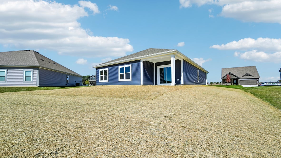 rear of home