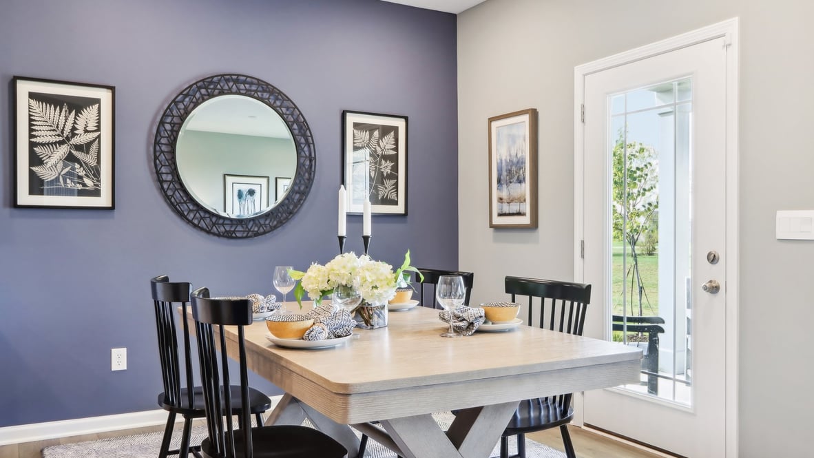 dining nook adjacent to kitchen