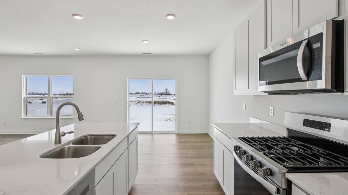 kitchen with stainless steel appliances