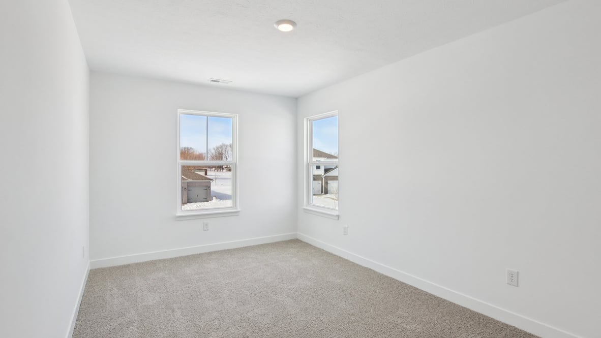bedroom with spacious closet