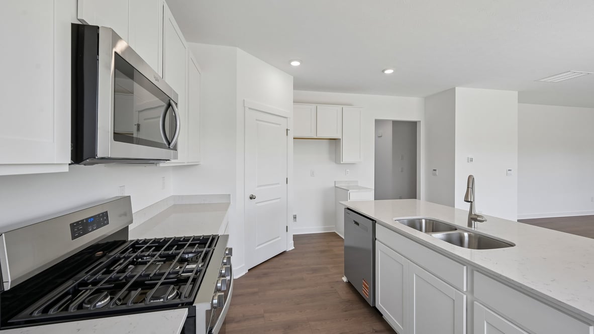 kitchen with stainless steel appliances