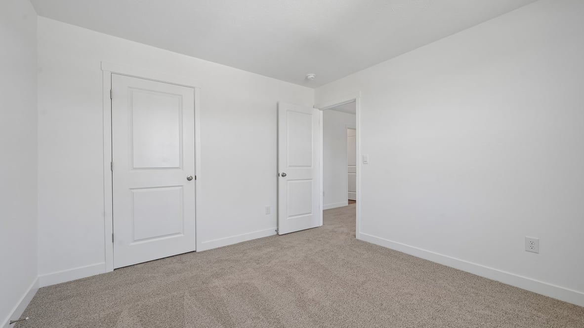 bedroom with spacious closet