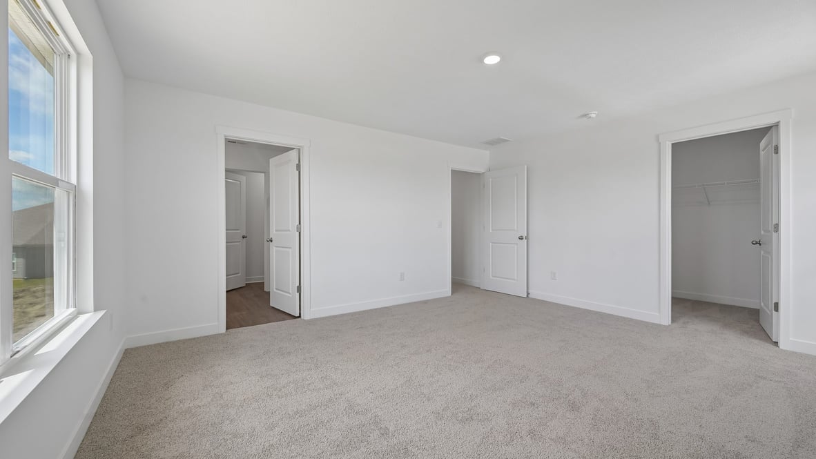 primary bedroom with ensuite
