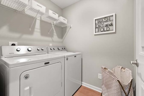 Chatham Model Home Laundry Room