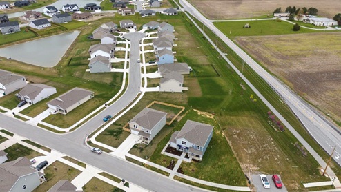 Livingston Lakes community off of Bass Rd with lakes throughout