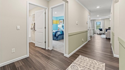Trader's Trace Harmony Model Home Main hallway