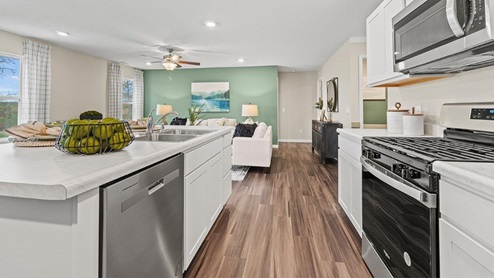 Trader's Trace Harmony Model Home kitchen