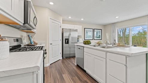 Trader's Trace Harmony Model Home kitchen