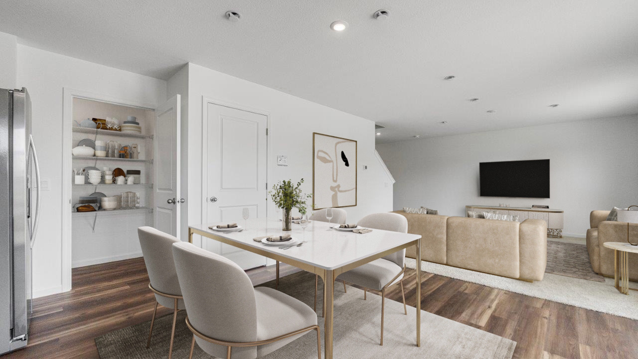 taylor dining room with walk in pantry