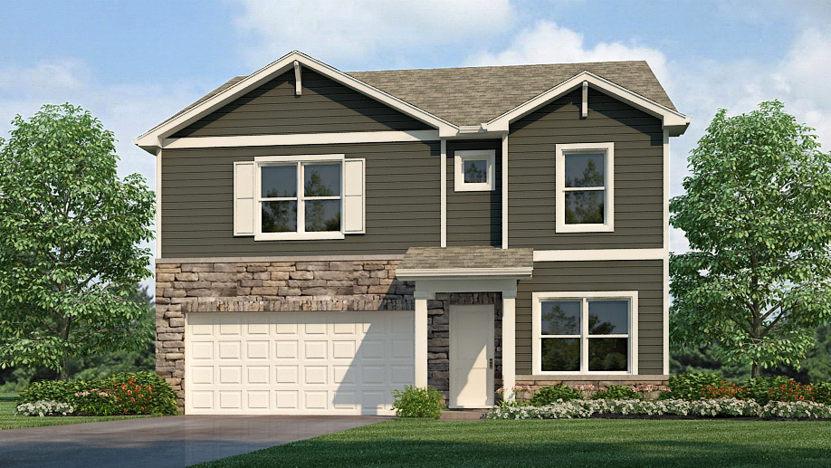 Floor Plan in Parlor Bluffs Bluffton, IN D.R. Horton