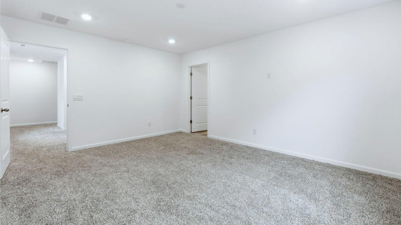 pine primary bedroom