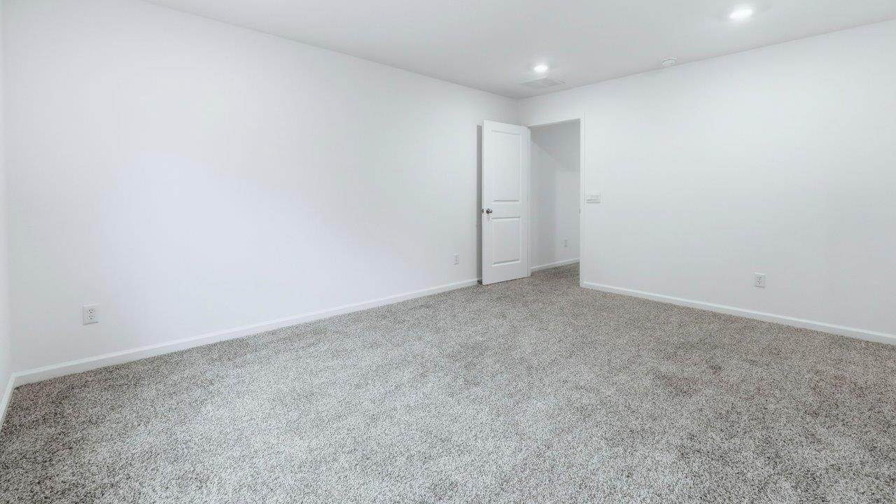 pine primary bedroom