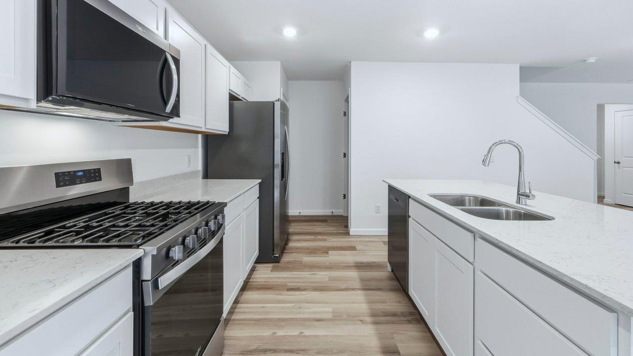 pine kitchen with large center island