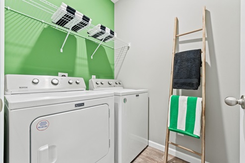 Crosswind Lakes Model Home Laundry Room