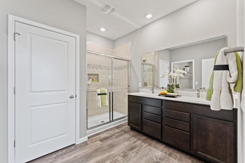 Crosswind Lakes Model Home Bathroom off of Bedroom 1