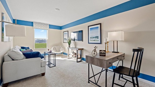 marcella model home upstairs second living room