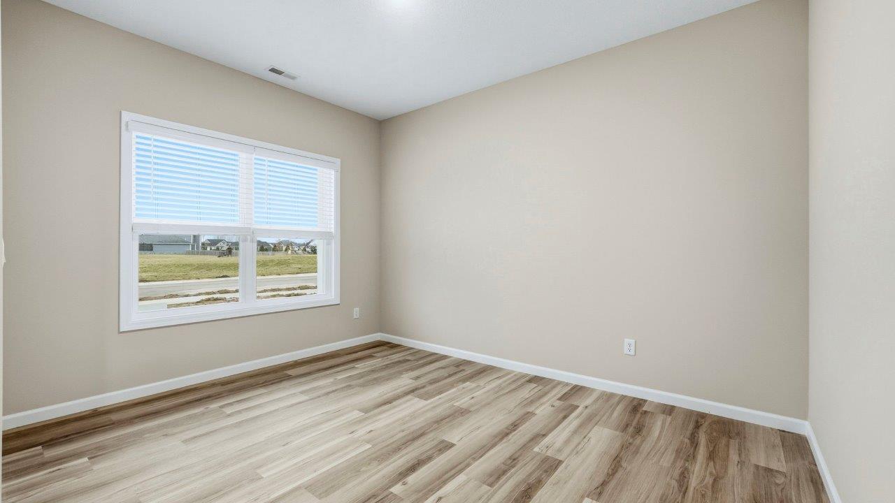 first floor stody, front door, and foyer