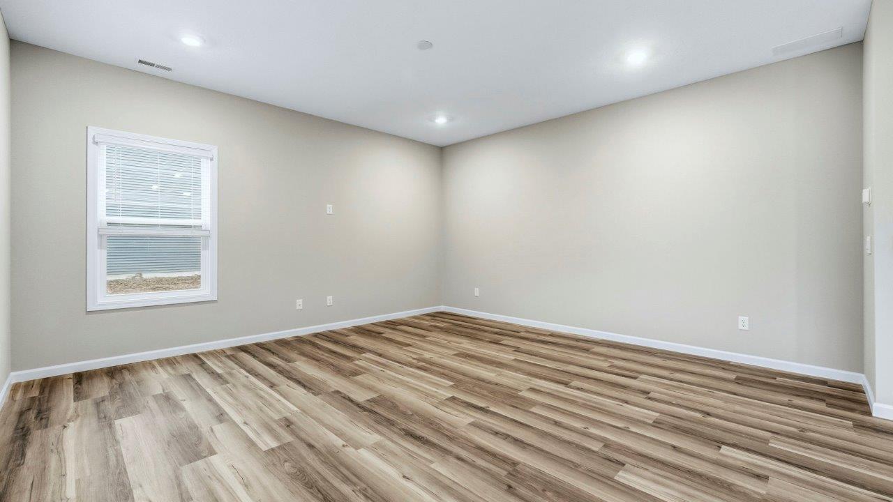 living room with lvp