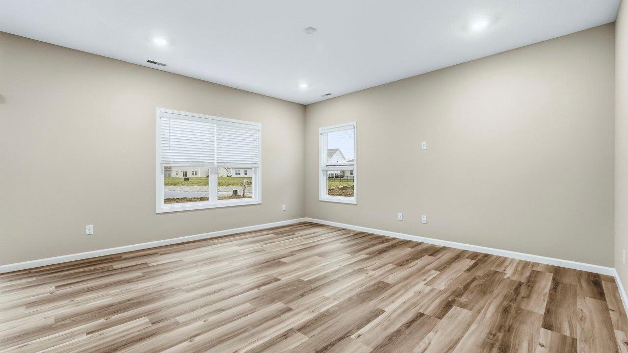 living room with lvp