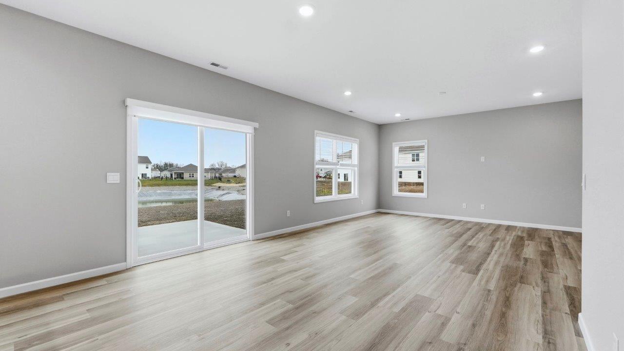 dining room with sliding door to backyard patio