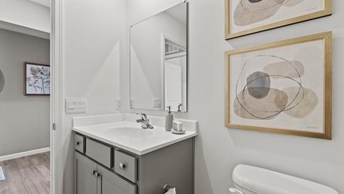 Estates at Signal Ridge Chatham model home bathroom 2