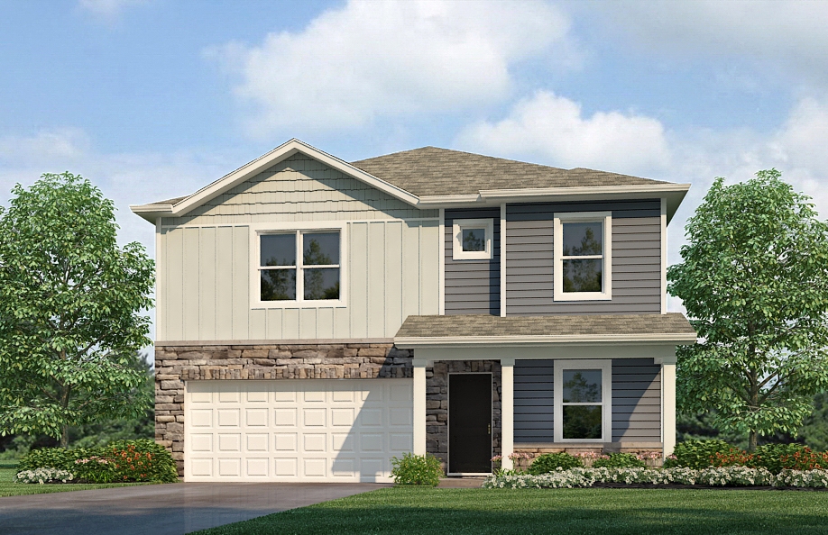 Floor Plan in Timber Creek New Haven, IN D.R. Horton