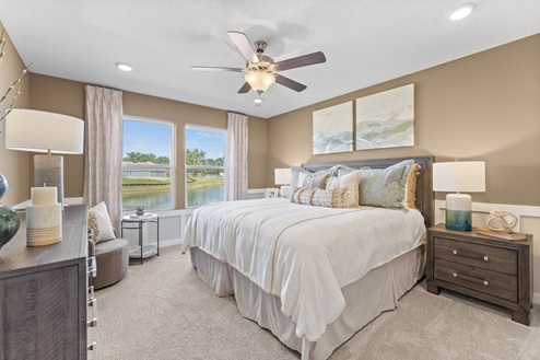 Fawn Creek Chatham Model Home main bedroom