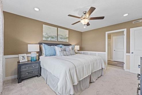 Fawn Creek Chatham Model Home main bedroom