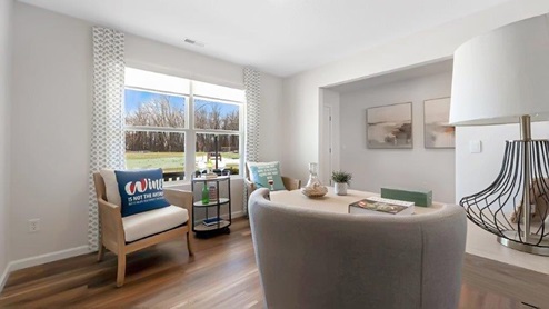 Farmstead at Carroll Creek Model first floor office flex space