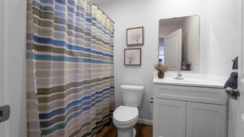 Farmstead at Carroll Creek Model full bathroom