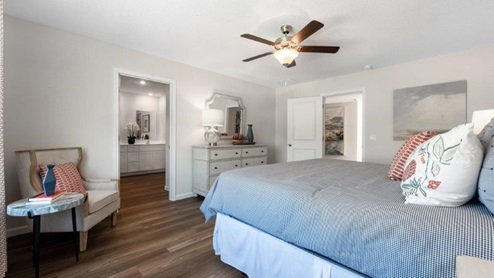 Farmstead at Carroll Creek Model main bedroom