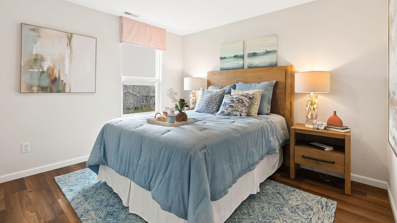 farmstead at carroll creek henley model home bedroom 2
