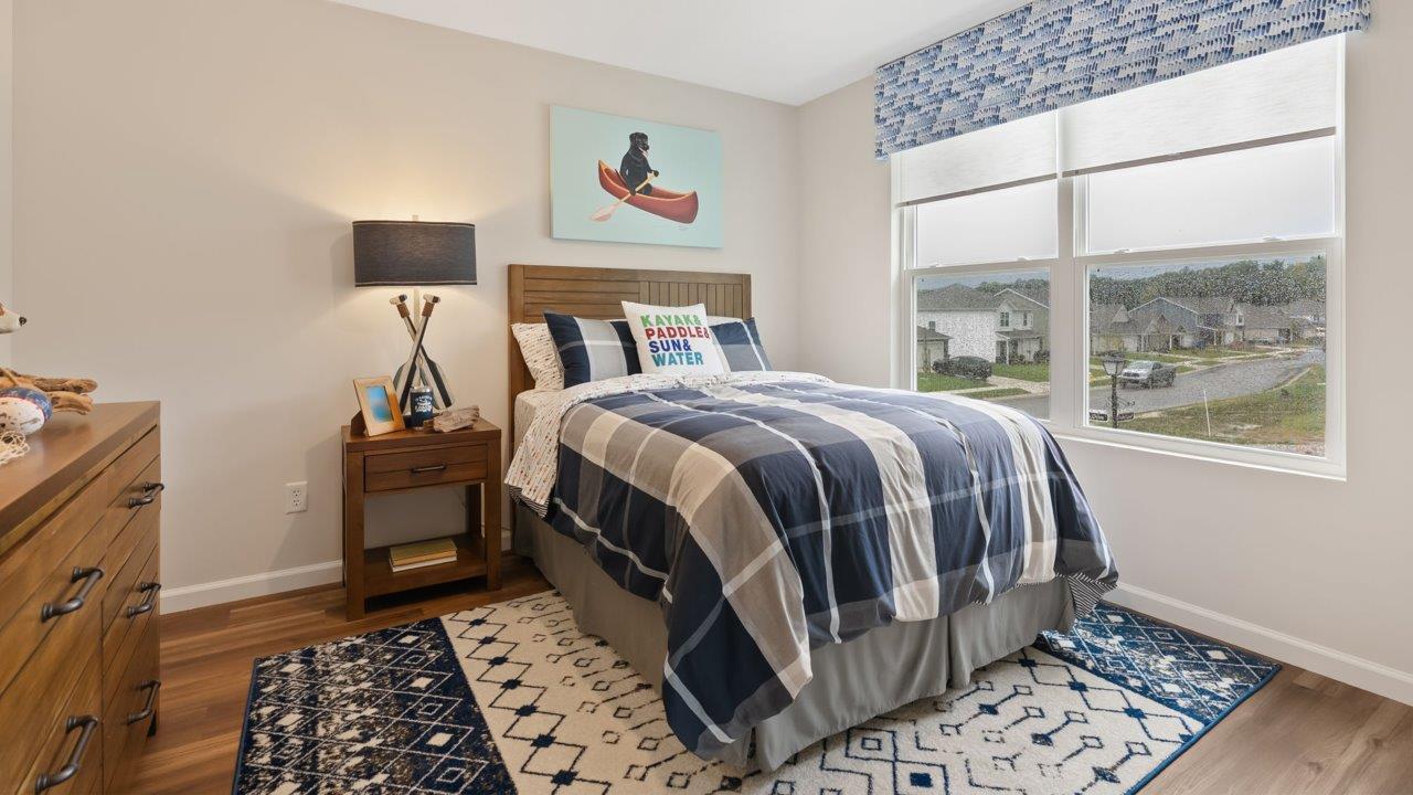 farmstead at carroll creek henley model home bedroom 3