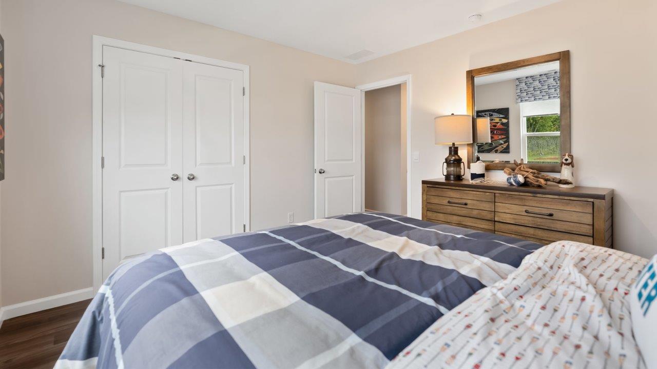 farmstead at carroll creek henley model home bedroom 3