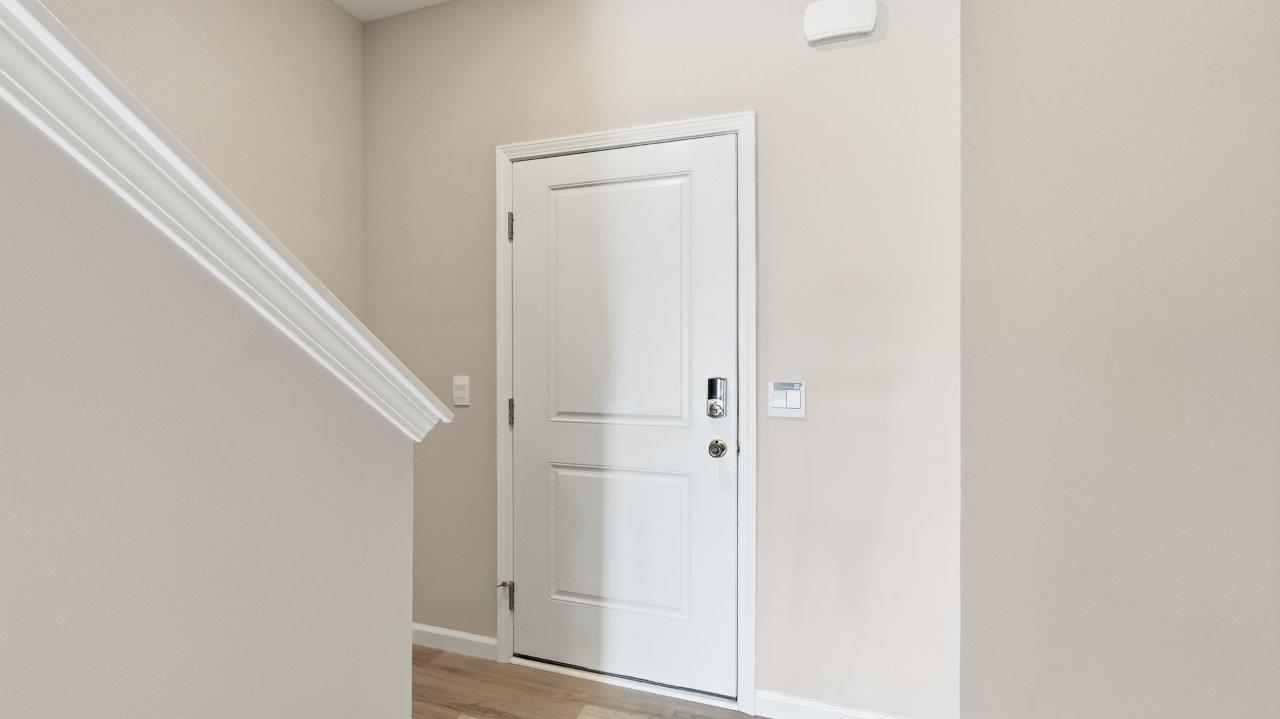 sonora elm front door and foyer with lvp flooring