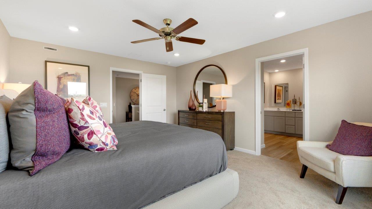 henley primary bedroom with ensutie bath and closet