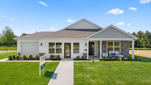 Chatham exterior for Greenbrier Model Home