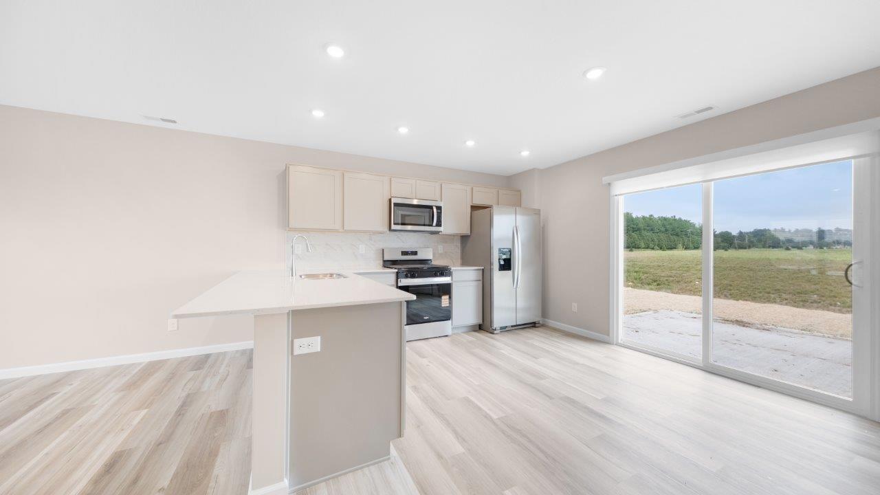 greenbrier fairton open floor plan kitchen