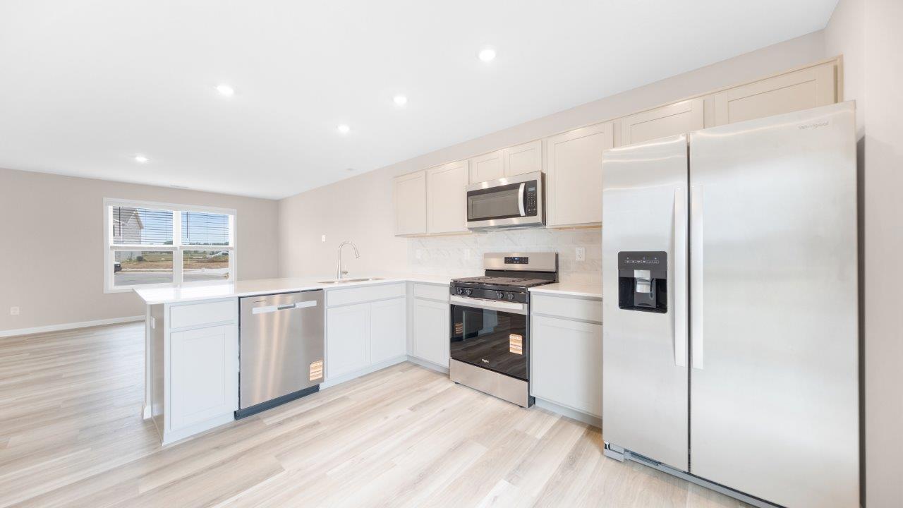 greenbrier fairton open floor plan kitchen