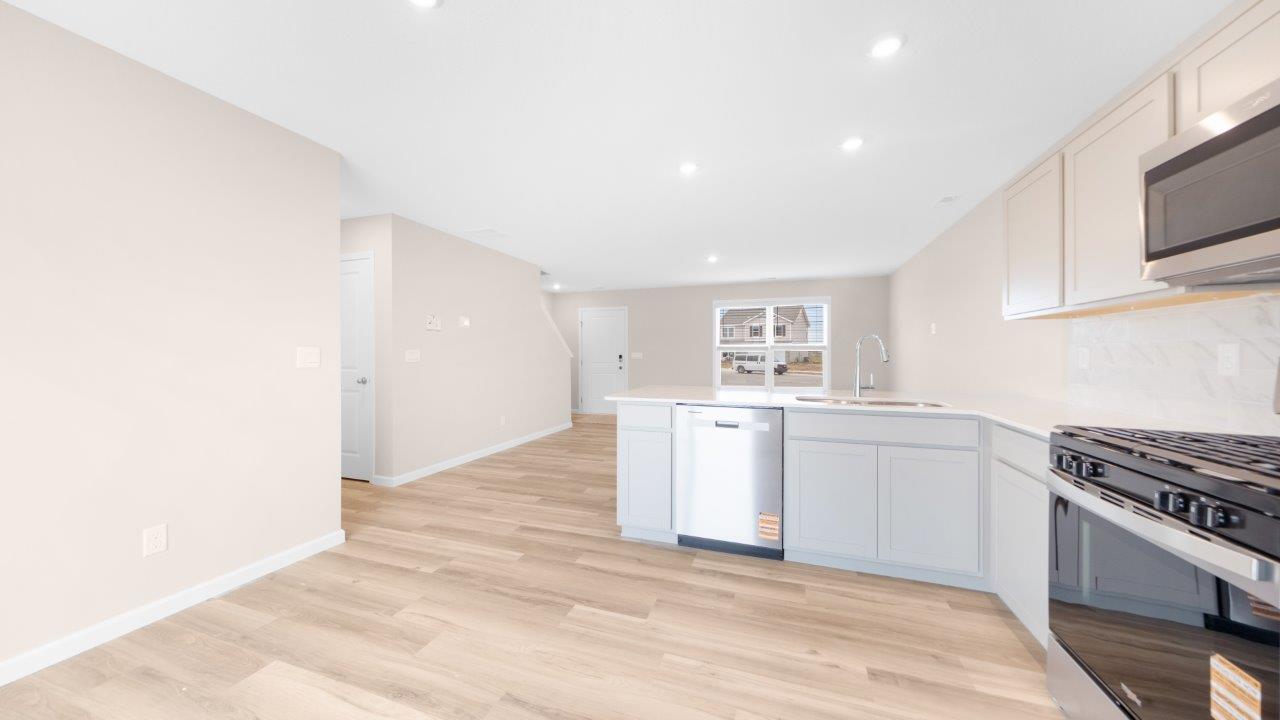 greenbrier fairton open floor plan kitchen