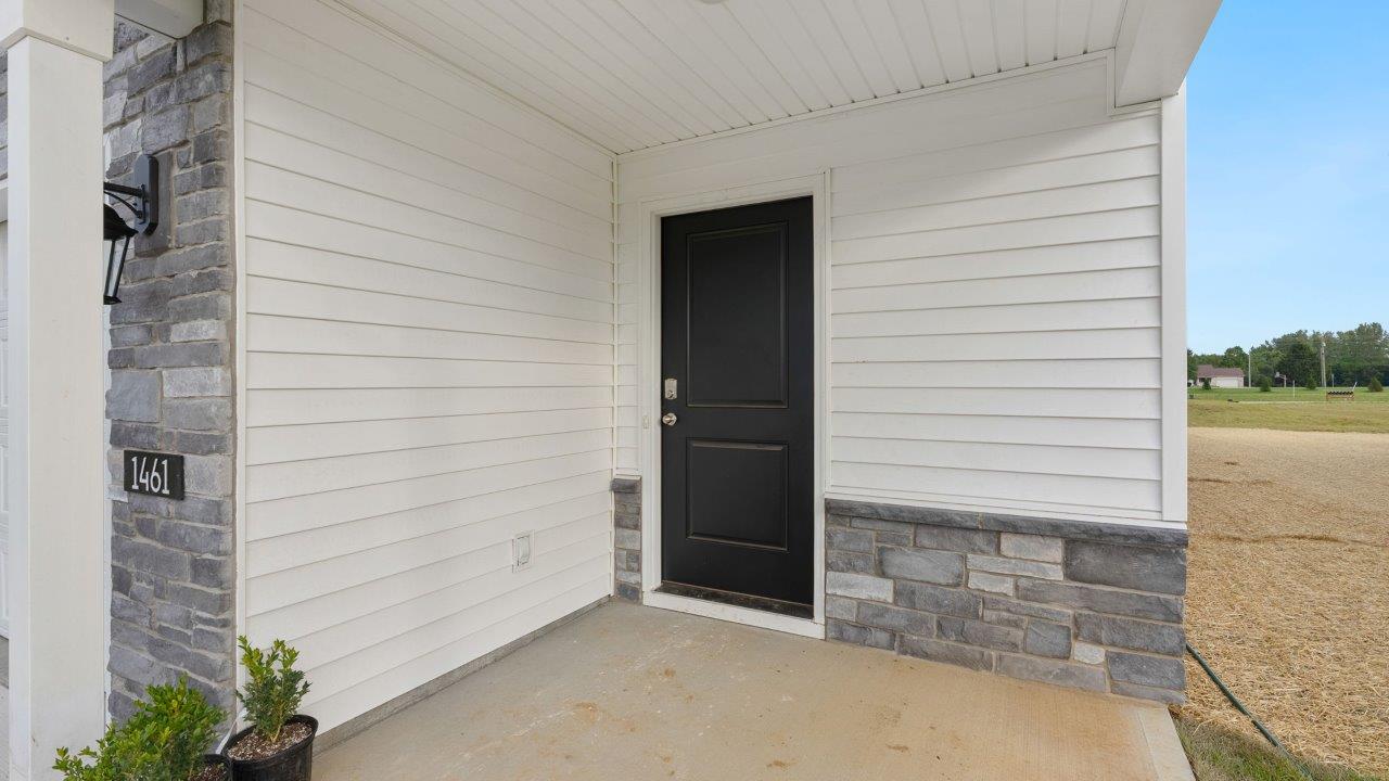 greenbrier cabral plan exterior with small covered porch