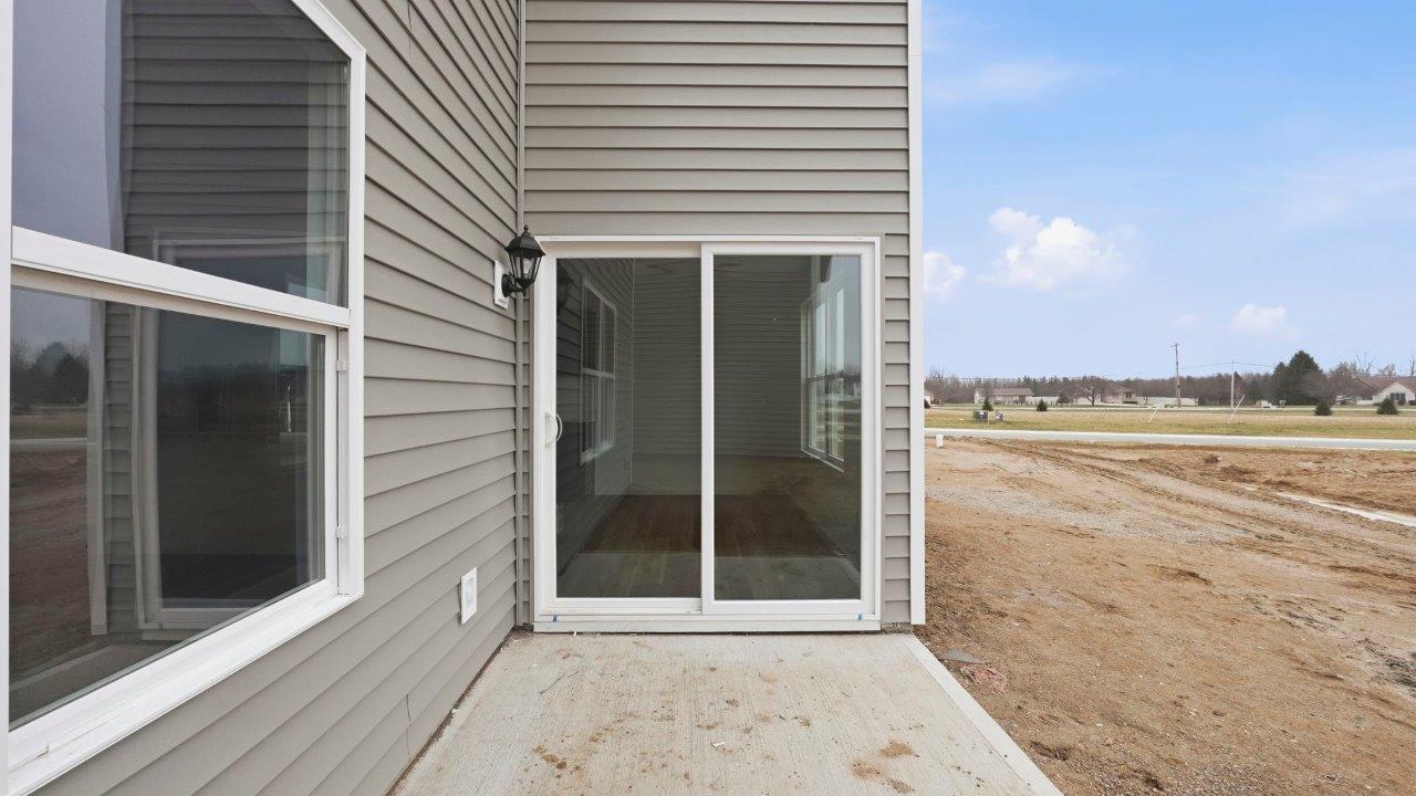 rear exterior with patio