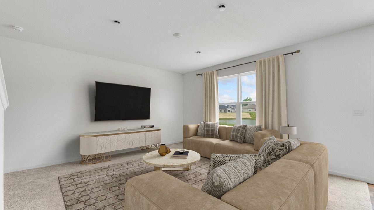 taylor living room with carpet