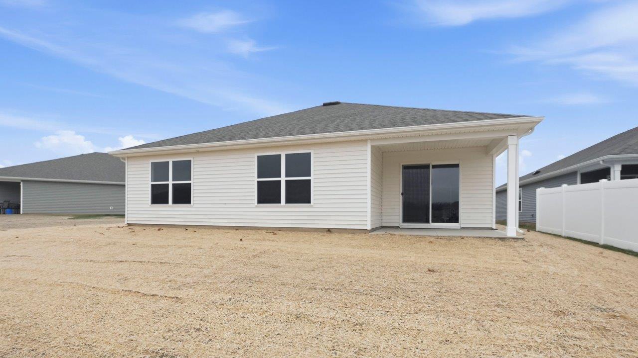 chatham backyard with covered patio