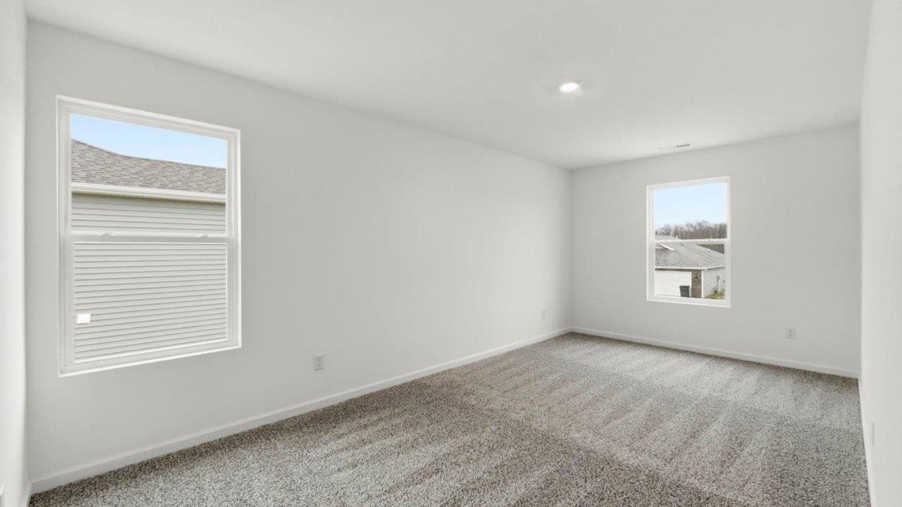 second floor loft open floorplan entertaining space