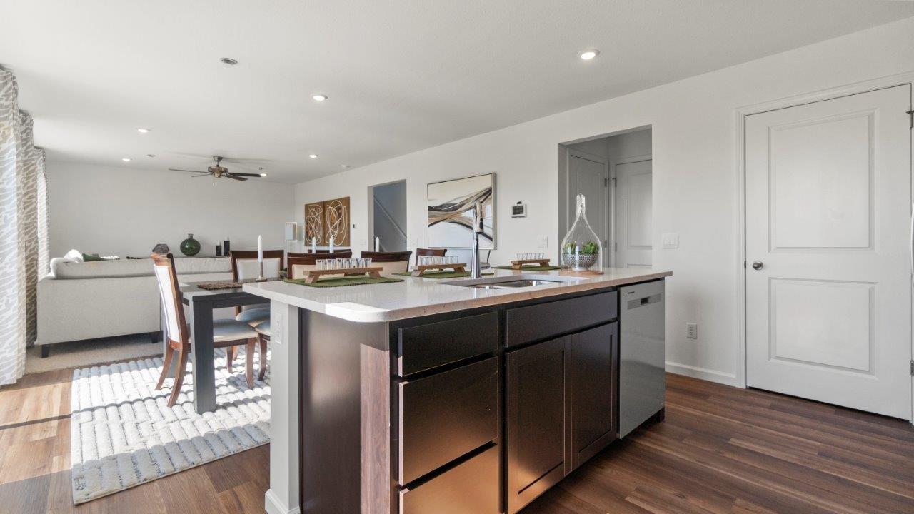 kennebec bellamy model home kitchen