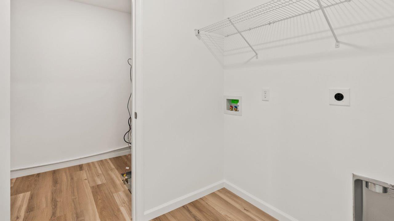 Kennebec Elm C3 - laundry and utility room with lvp flooring