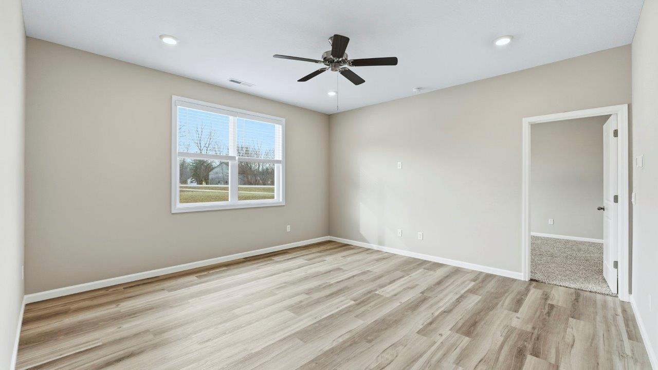 open layout floorplan with lvp flooring