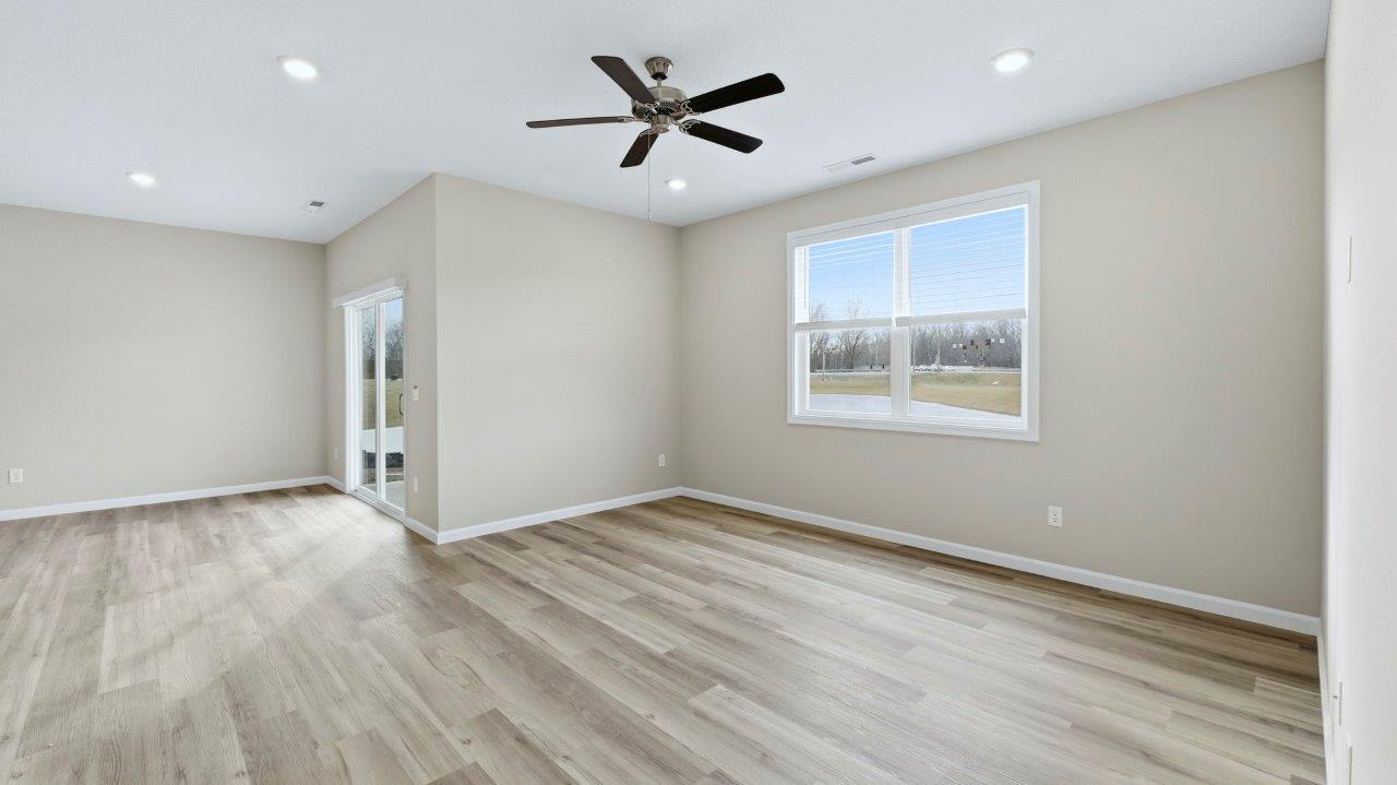 open layout floorplan with lvp flooring